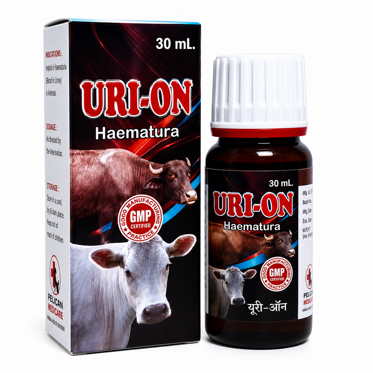URI-ON Homeopathic Veterinary Medicine | Urinary Tract & Haematuria Support | 30 ml