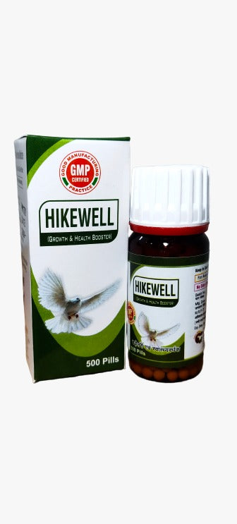 HIKEWELL Tablets for Pigeons & Birds | Growth & Health Booster | 500 Pills